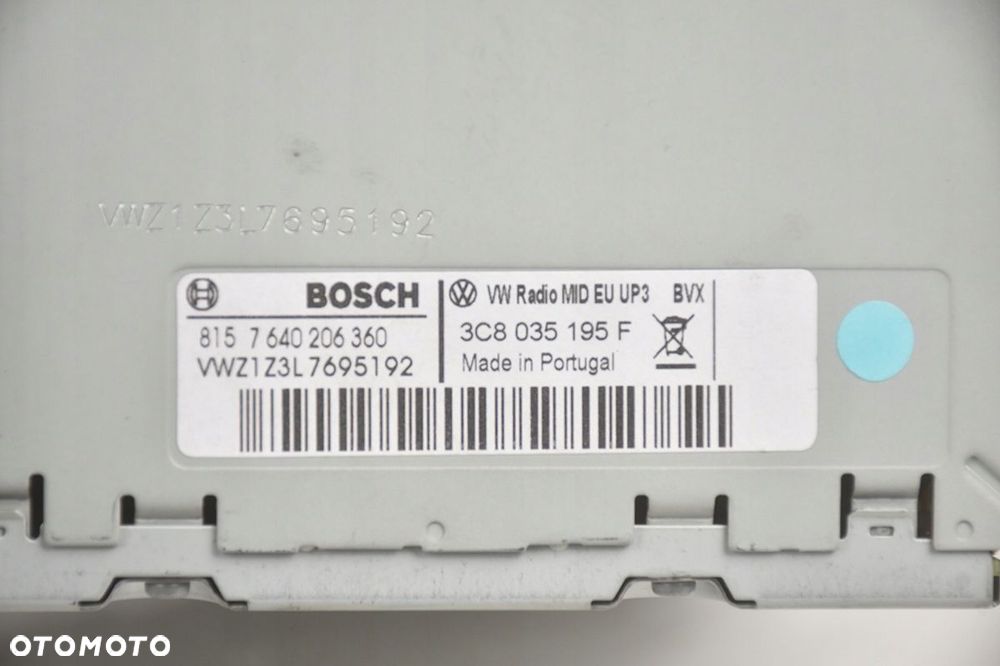 radioodtwarzacz * radio vw golf vi passta b7 3c8035195f - 5