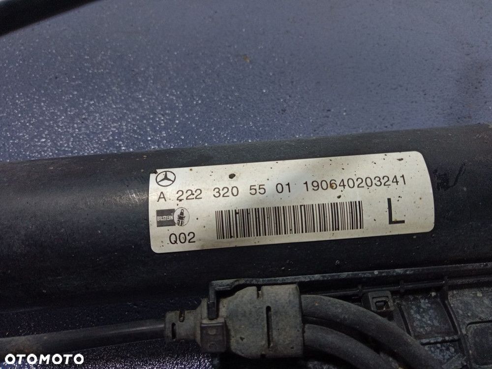 MERCEDES S KLASA W222 AMORTYZATOR 4MATIC TYŁ LEWY 2223205501 - 4
