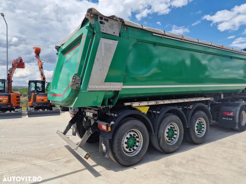 Schmitz Cargobull SKi 8,2, 28mc, EX DEMO-FULL OPTION, 2022, 29500 EUR+Tva, oblon rabatabil hidraulic spate, prelata pe role cu telecomanda, axa liftabila, LED, Anvelope 95% ok, scena vizitare, picioare sprijn, HARDOX, posibil leasing 4 ani-SUPER PRET 29.500 EUR+Tva - 28