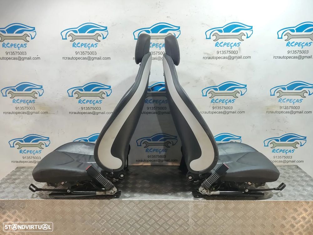 Conjunto Bancos Frente Frontais Pele Mercedes Benz SLK R171 - 4