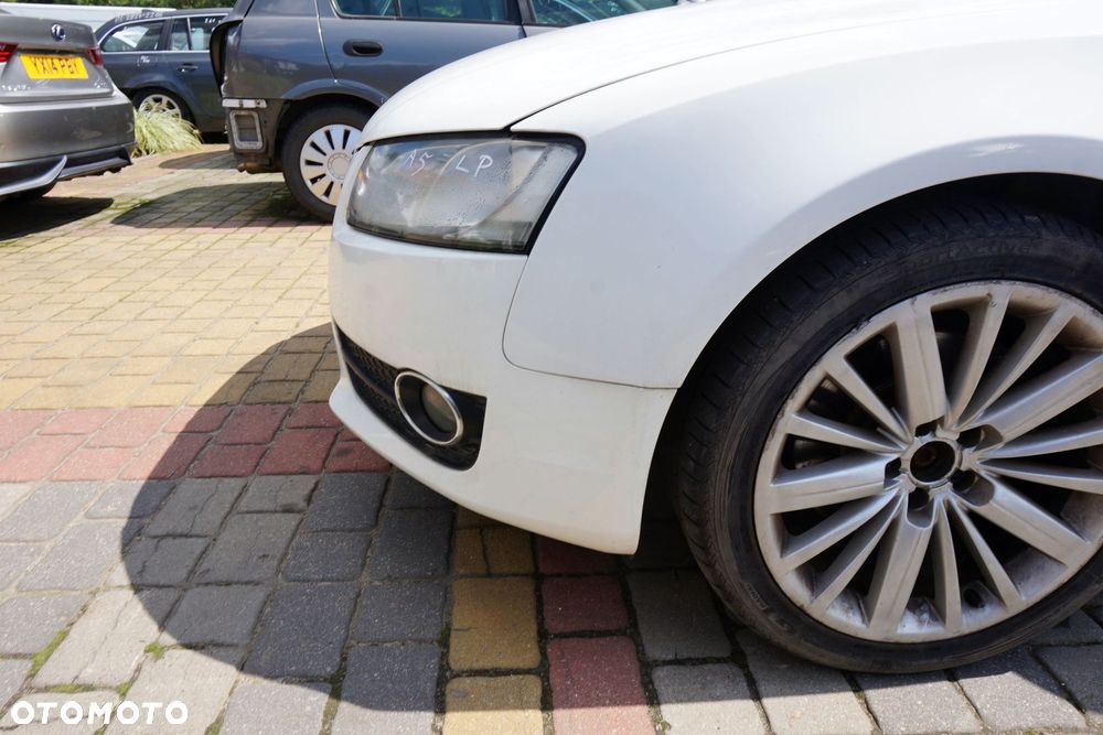 MASKA ZDERZAK BŁOTNIKI LAMPY A5 I 8T LY9C  AUDI 2007-2016 BIAŁY PRZÓD KOMPLETNY - 10