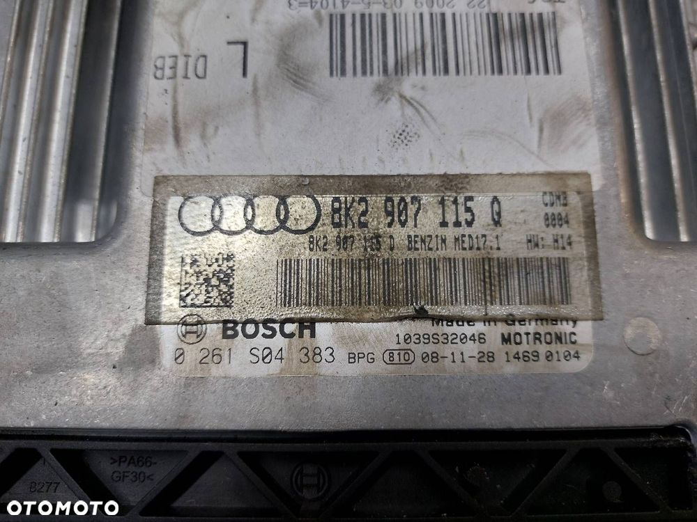 ZESTAW STARTOWY AUDI A4 B8 2.0 TFSI 8K2907115Q 8K0920930A 8K0909131C - 2