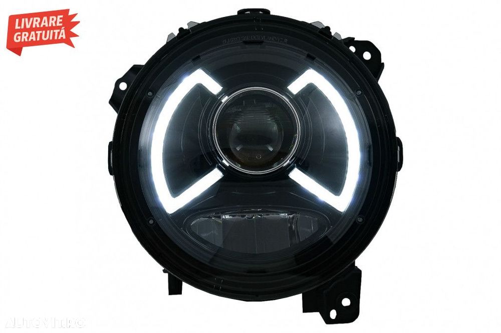 Faruri LED compatibile cu Jeep Wrangler IV JL/JLU (2018-up) - 7