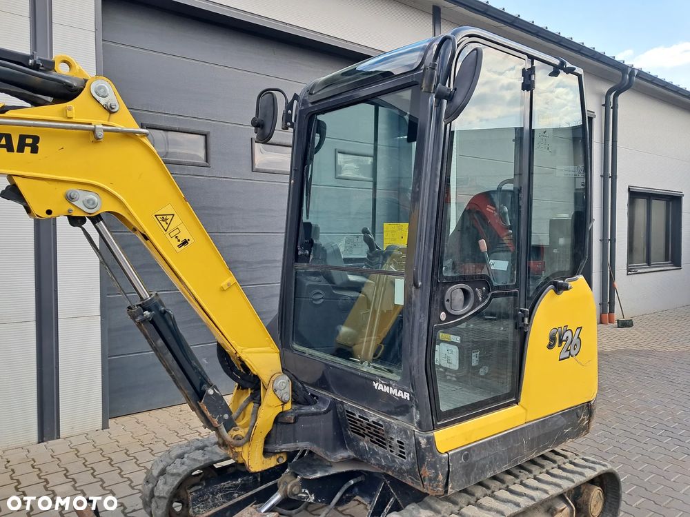 Yanmar SV 26 WAGA 2785kg 2.8t 950mth * 2019 rok * 2 nowe łyżki *skarpówka * lusterka *oświetlenie * długie ramie * szybkozłącze * silnik Yanmar 24KM minikoparka kubota KX30-4 u27 cat 302.7 jcb 8030 jazda szybka/wolna sprawna bez dpf 2,5 t 3 t - 10