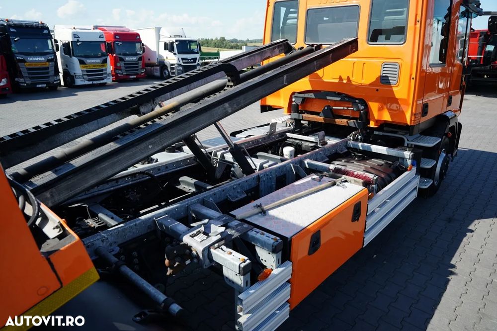 Iveco EUROCARGO / REMORCA AUTO HIDRAULICĂ / PLATFORMĂ - 6 M / REMORCA DUPĂ CU 6 LOCURI / TRONIU / EURO 6 - 10