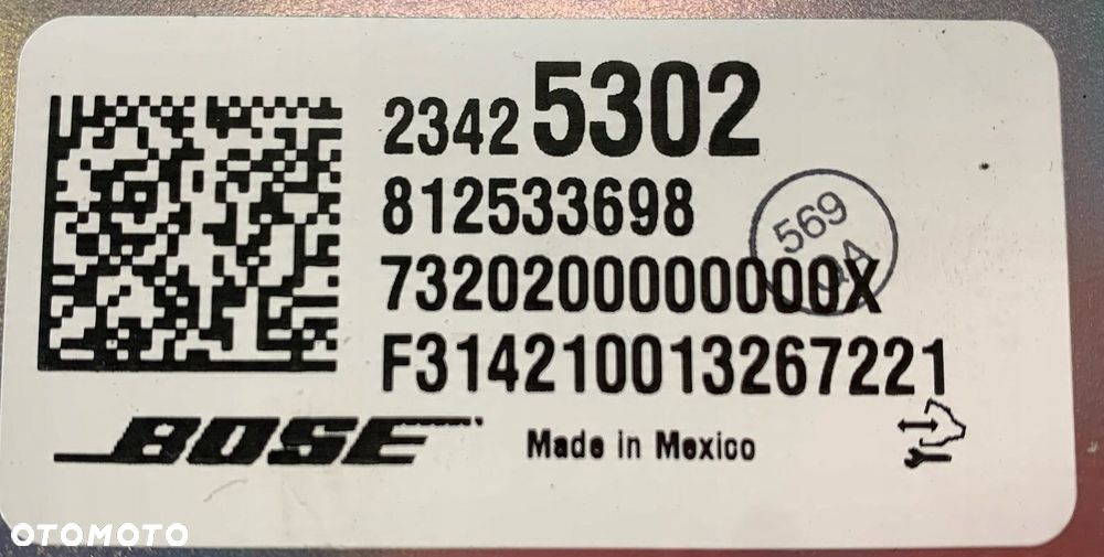 P2 CADILLAC ESCALADE IV 2014 - WZMACNIACZ AMPLITUNER DZWIĘKU 23425302 - 14