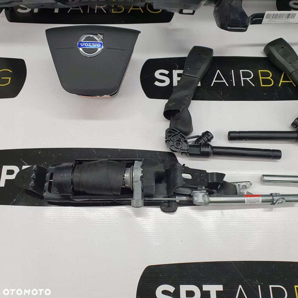 VOLVO XC60 I 1 DESKA ROZDZIELCZA KONSOLA KOKPIT PULPIT PODUSZKI AIRBAG AIR BAG PASY KIT SET - 10