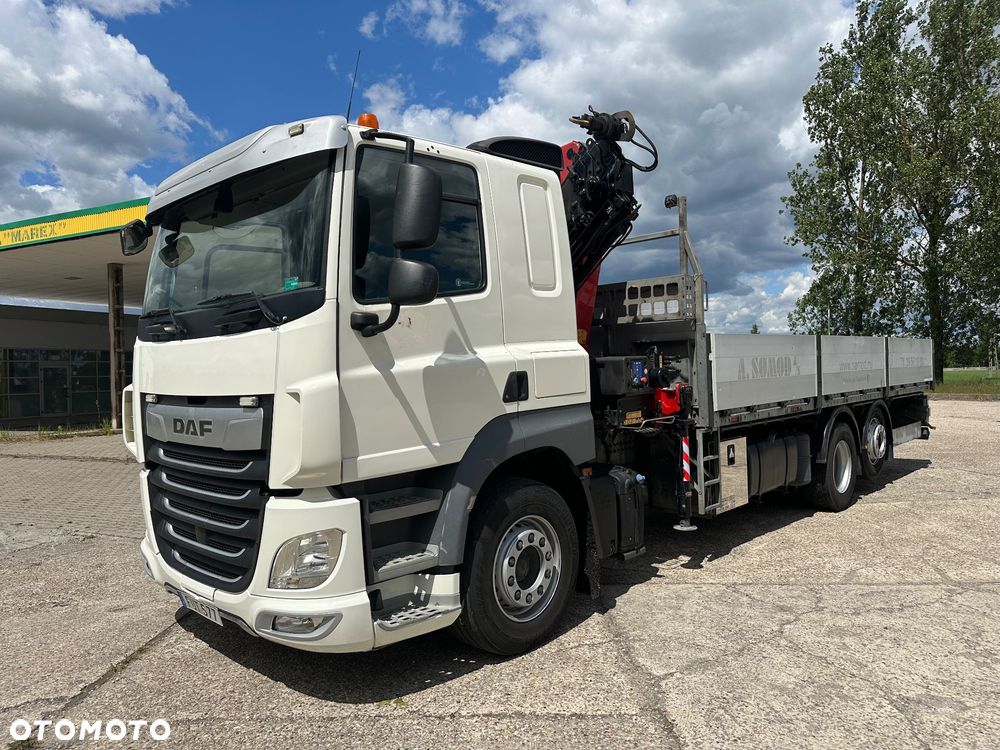 DAF CF 430  6X2 org,173 tys.km. HDS HMF 2620K5 - 6