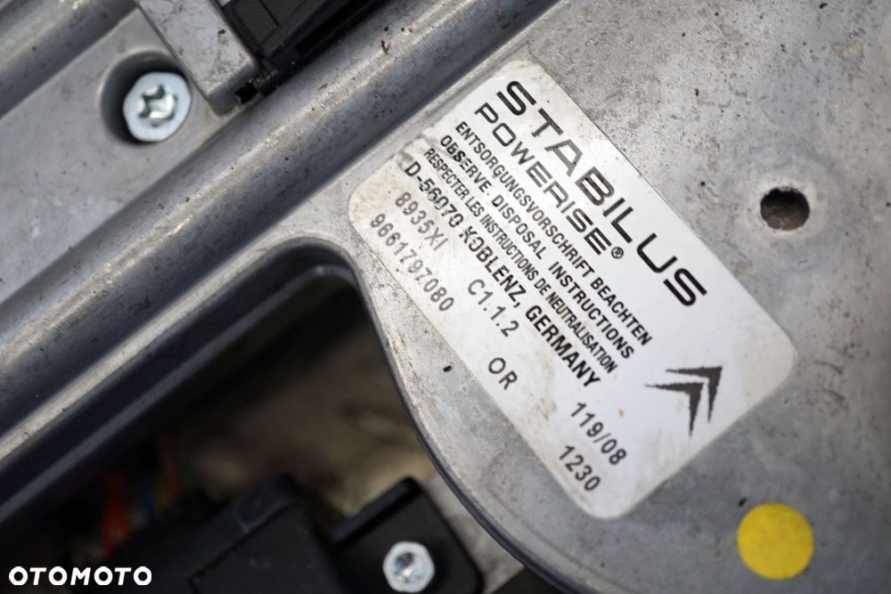 SIŁOWNIK ELEKTRYCZNY KLAPY BAGAŻNIKA C5 III X7 KOMBI 9661797080 9661840680 CITROEN 2008-2017 - 6