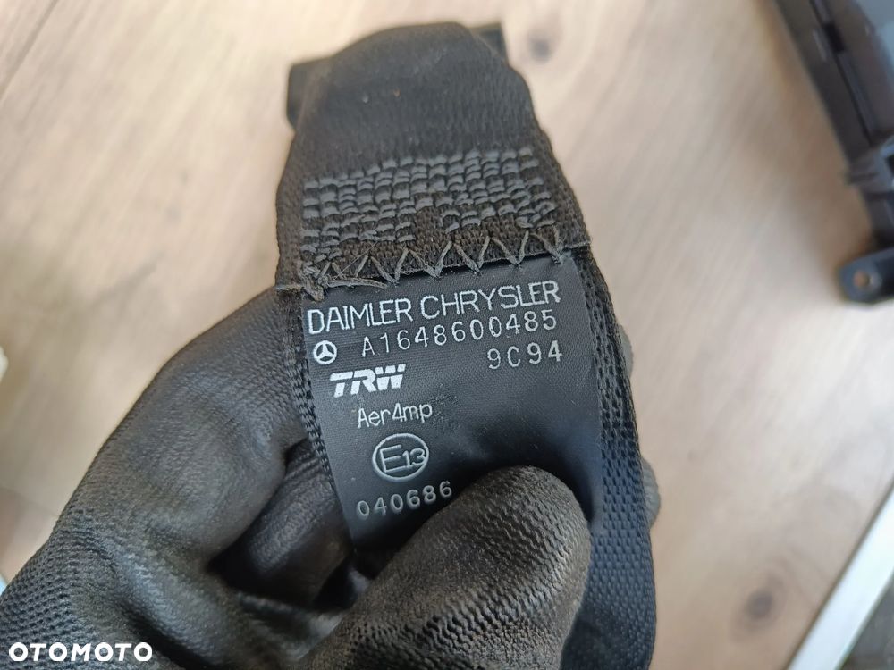 MERCEDES W164 ML W251 PAS TYLNY TYŁ LEWY PRAWY CZARNY A1648600385 A1648600485 - 6
