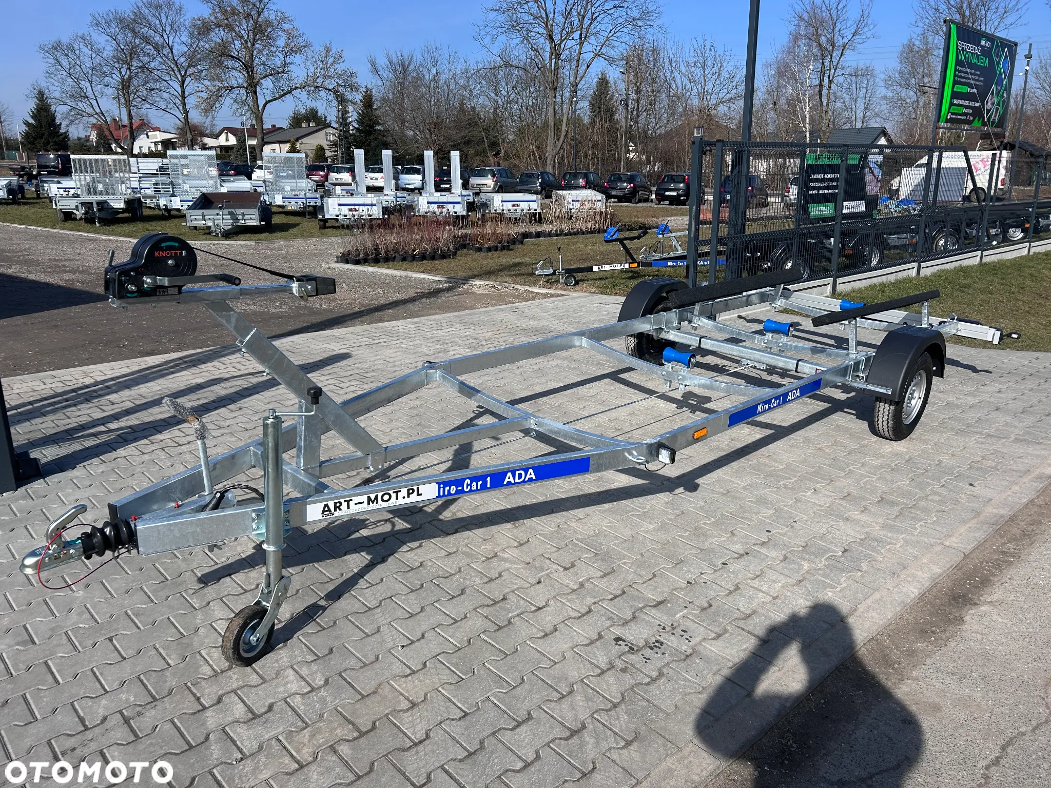 Inny Przyczepa podłodziowa / DOSTAWA! / 620x215cm / HAMULEC / pod ŁÓDŹ, MOTORÓWKE / - 3