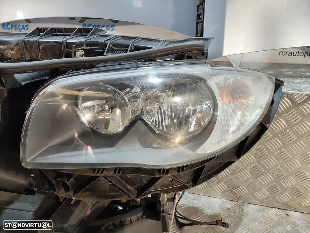 FRENTE COMPLETA BMW SERIE 1 E87 E81 PACK M CAPOT PARACHOQUES SENSORES GUARDA-LAMAS OTICAS RADIADOR VENTILADOR FRENTE FIBRA REFORÇO - 14