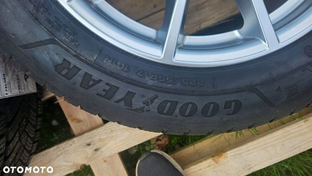 felgi aluminiowe bmw g20 7.5x17 et30 6896762 opony zima goodyer 225/55 r17 - 9
