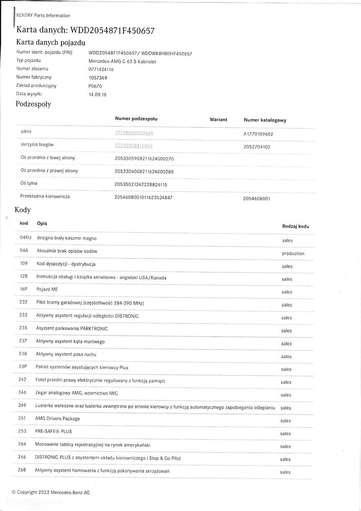 Mercedes-Benz Klasa C AMG 63 Cabrio S AMG Speedshift 7G-MCT Edition 1 - 23