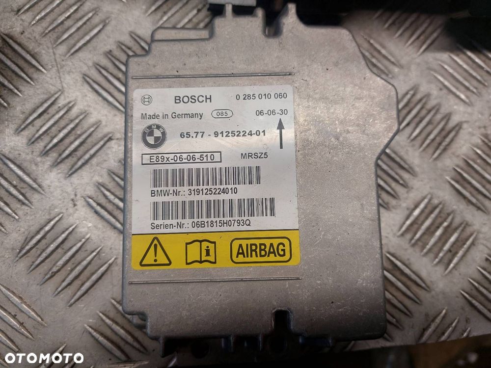ZESTAW AIRBAG POSTRZAŁOWY BMW E87 399113224039 33059848 33059849 - 3