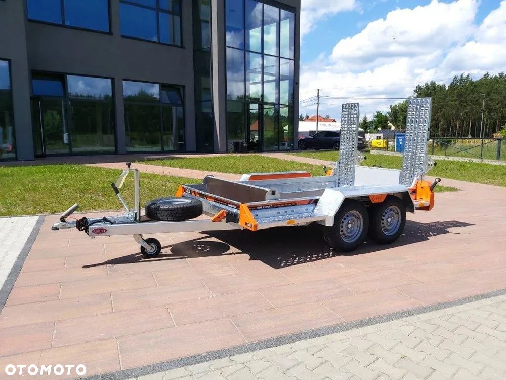 TA-NO Przyczepa TA-NO koparkowa DMC 2700kg najazdy mocna spawana - 4