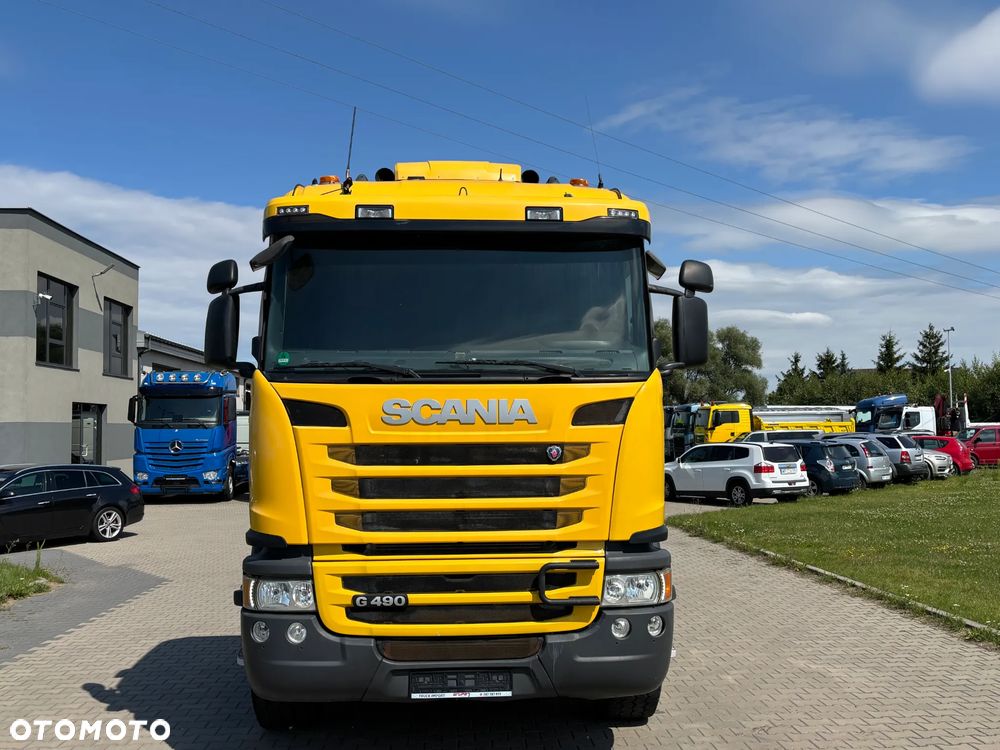 Scania Scania G490  4x4 stały napęd na wał, EURO 6, skrzynia redukcyjna , biegi terenowe , hydraulika do wywrotu, z Niemiec (G410 , G450) - 4