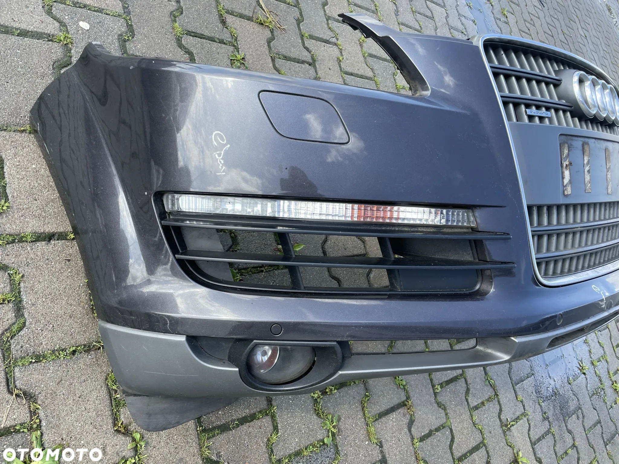 Audi Q7 4L zderzak przód przedni kompletny LZ7L - 3