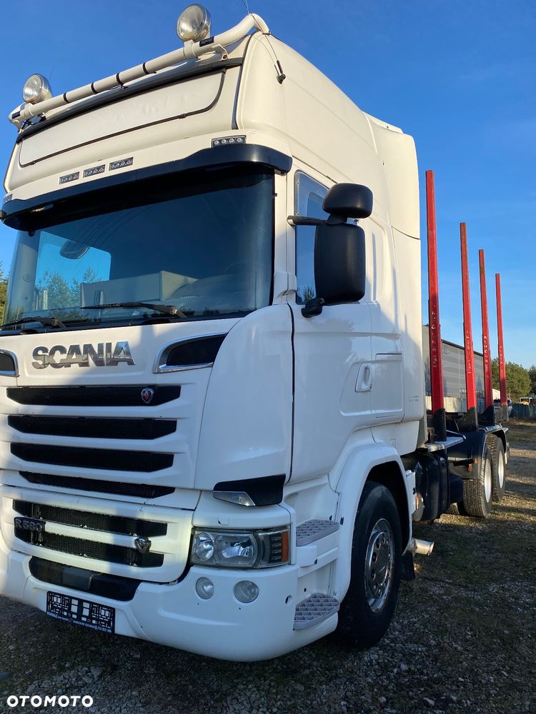 Scania R 580 do drzewa - 2