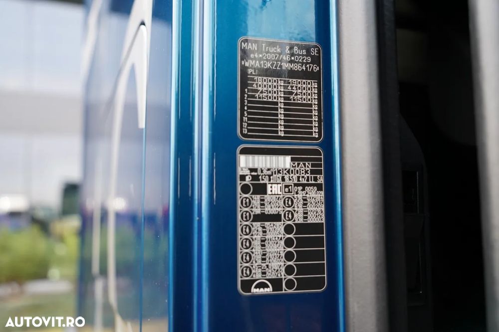 MAN TGX 18.510 / GX / MEGA / RETARDER / NAVI / PLATĂ JOSĂ - 37