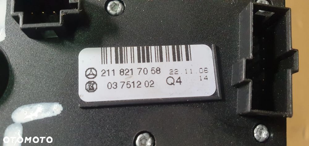 Przełącznik włącznik Parktronica PDC zawieszenia Airmatic Mercedes E-Klasa W211 2118217058 - 6