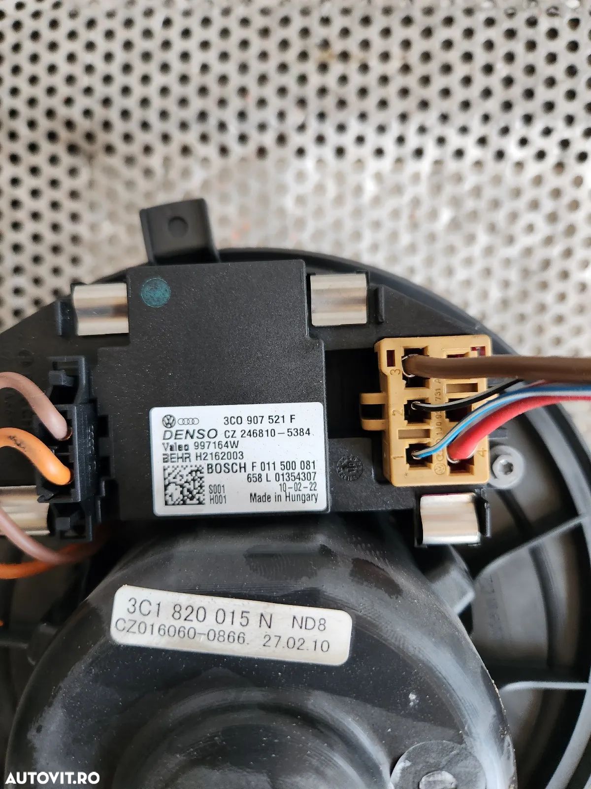 Rezistenta Trepte Ventilator Habitaclu Aeroterma Bord Vw Golf 6 VI Cod 3CF - Dezmembrari Arad - 1