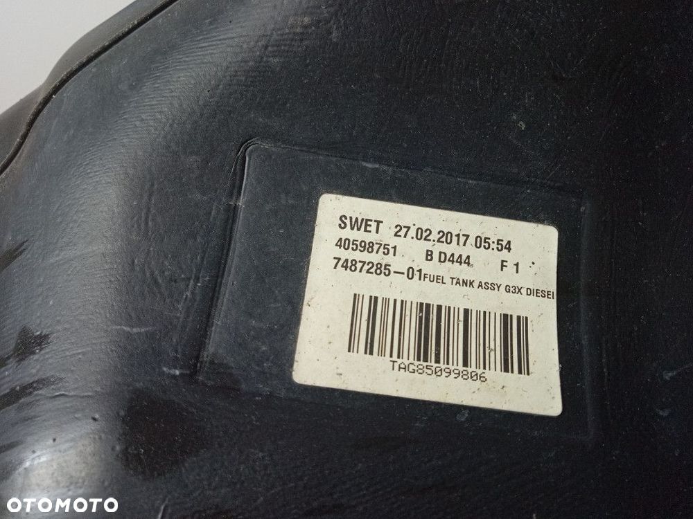 BMW 5 G30 2.0D 520D ZBIORNIK BAK PALIWA 56646711 - 7