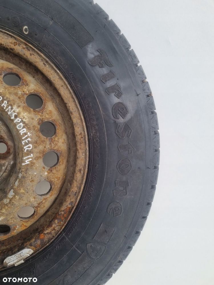 VW Transporter T4 KOŁO ZAPASOWE Zapas felga 205/70 R15C 6JX15H2 ET55 - 7