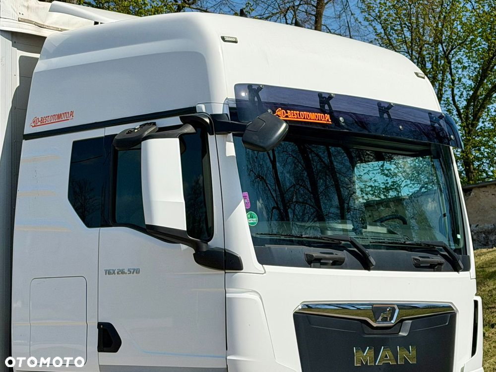 MAN TGX 26.470 / FIRANKA / 19 EUROPALET / XXL / NISKI PRZEBIEG / NOWY MODEL / 6X2 - 13