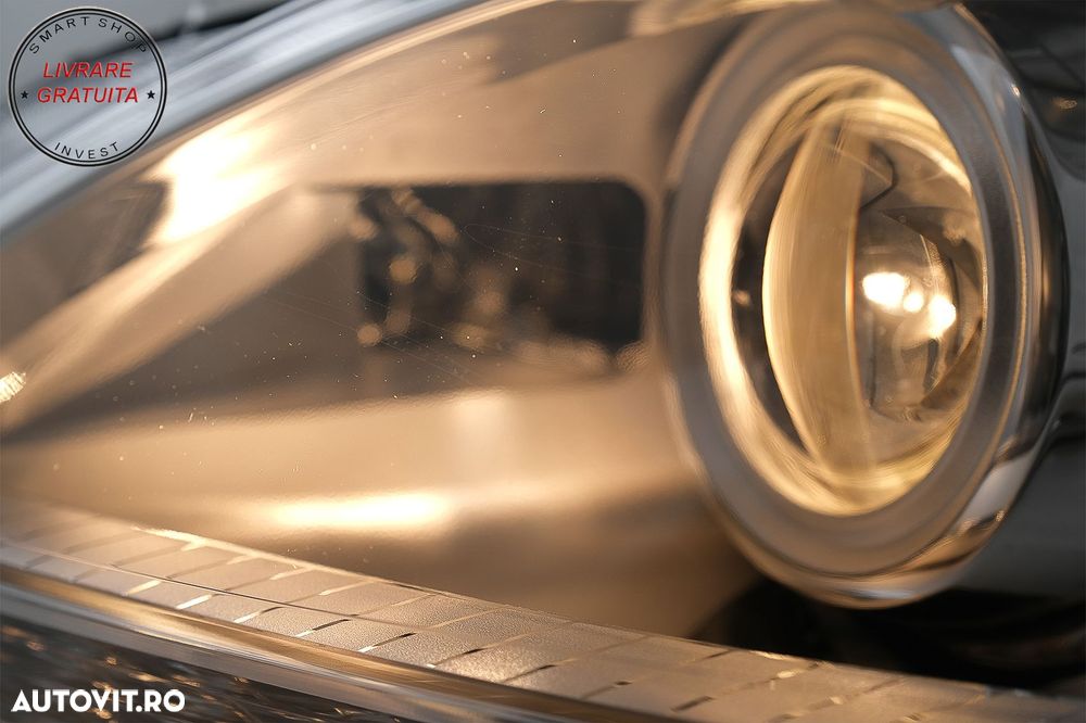 Faruri LED Mercedes W221 S-Class (2005-2009) Facelift Look LHD- livrare gratuita - 9