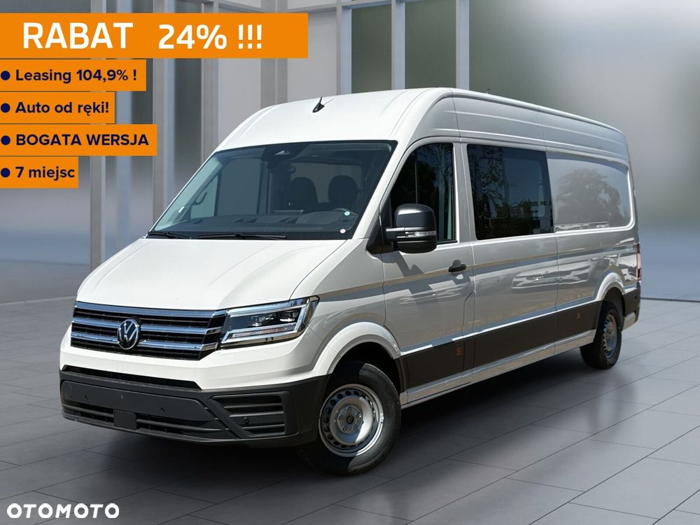 Volkswagen Crafter 35 Brygadówka/AUTOMAT/L4H3, 2.0 BiTDI 163KM, 4490mm, Wysoki dach, r.o. 4490 mm - 2