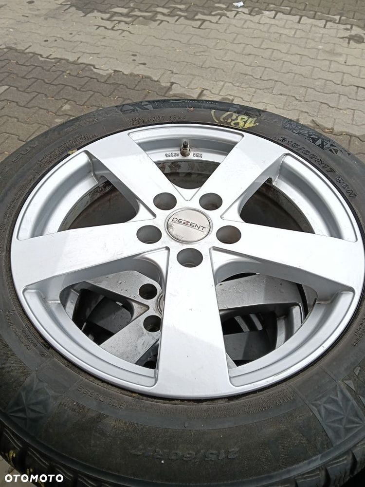 Koła aluminiowe zimowe Nissan renault 5x114 et48 7x17 215/60/17 - 2