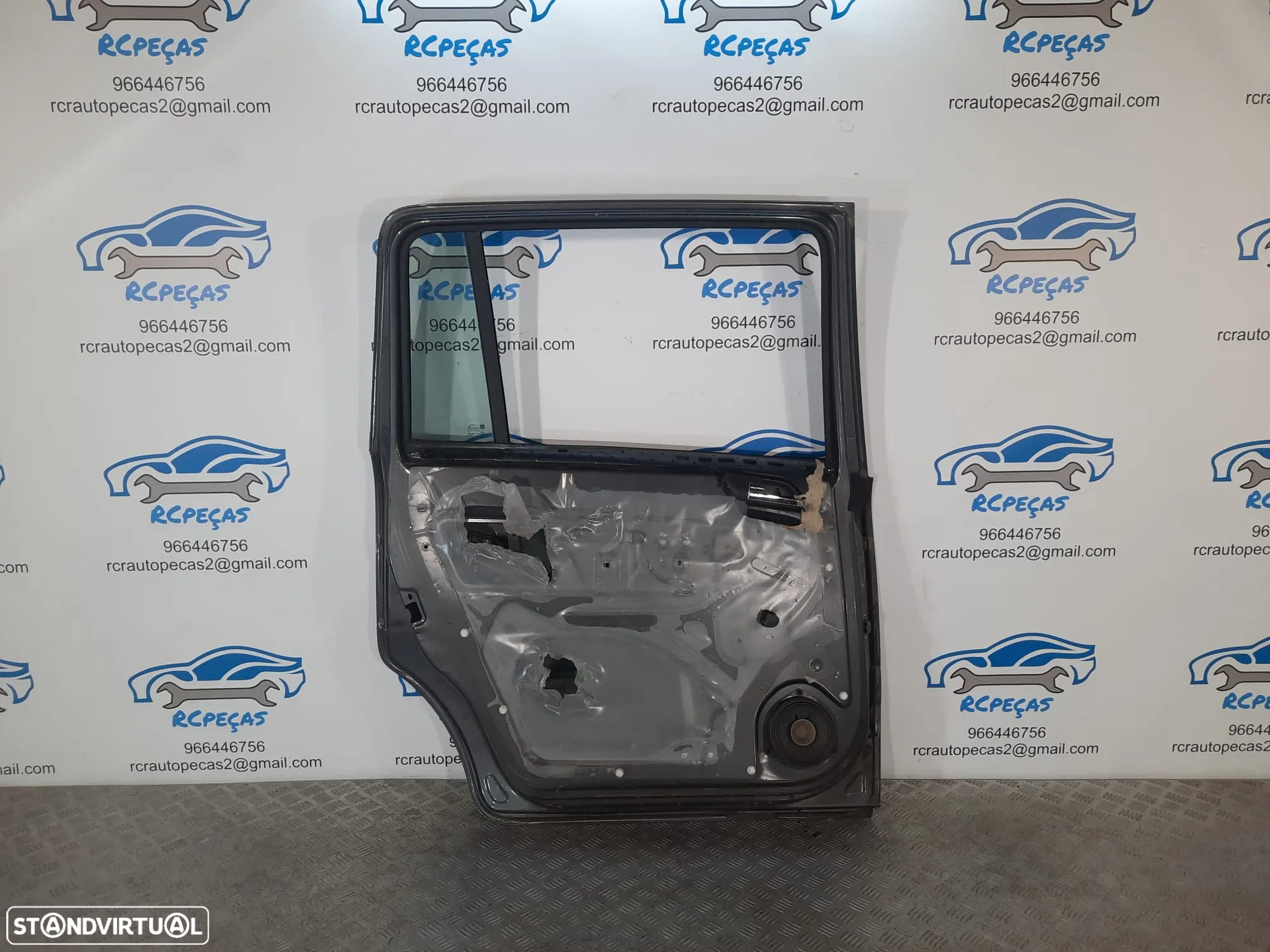PORTA PORTAS TRASEIRA TRÁS ESQUERDA OPEL ZAFIRA B MOTOR PUXADOR VIDRO - 5