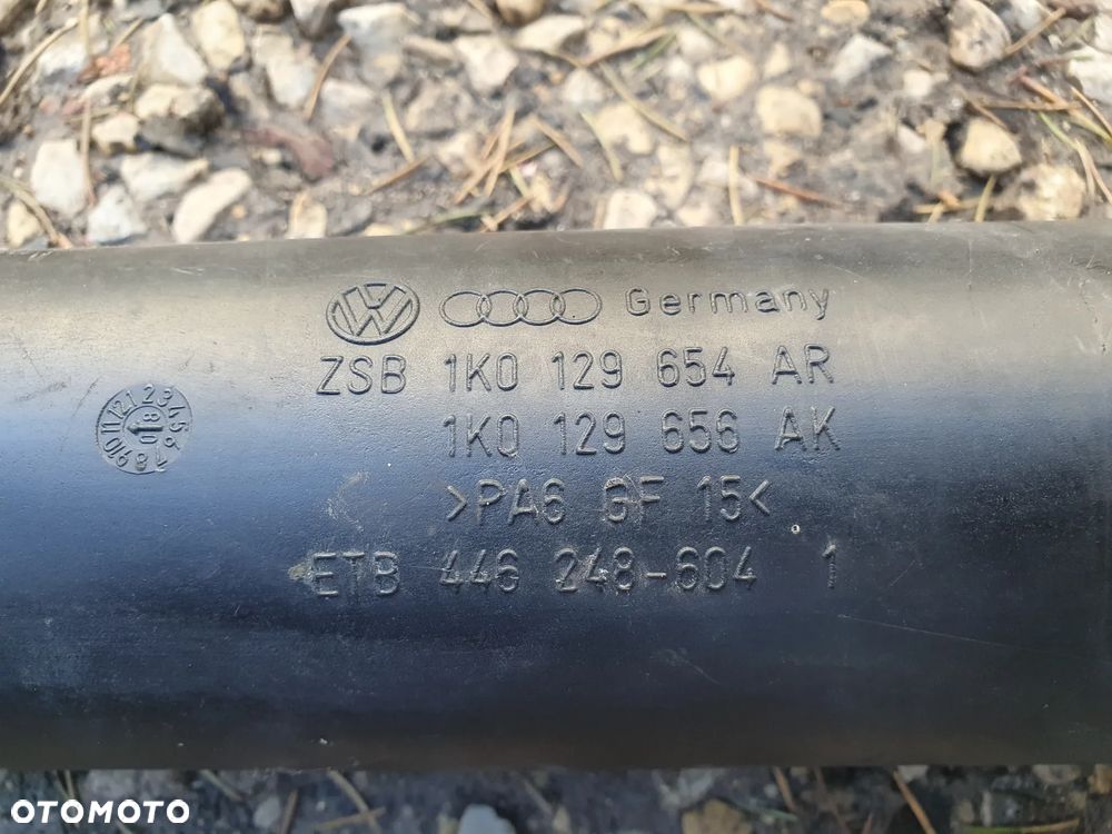 VW SCIROCCO PRZEWÓD RURA POWIETRZA 1K0129654AR 1K0129684L 1K0129627C   VW PASSAT B6 1.8 TFSI - 2