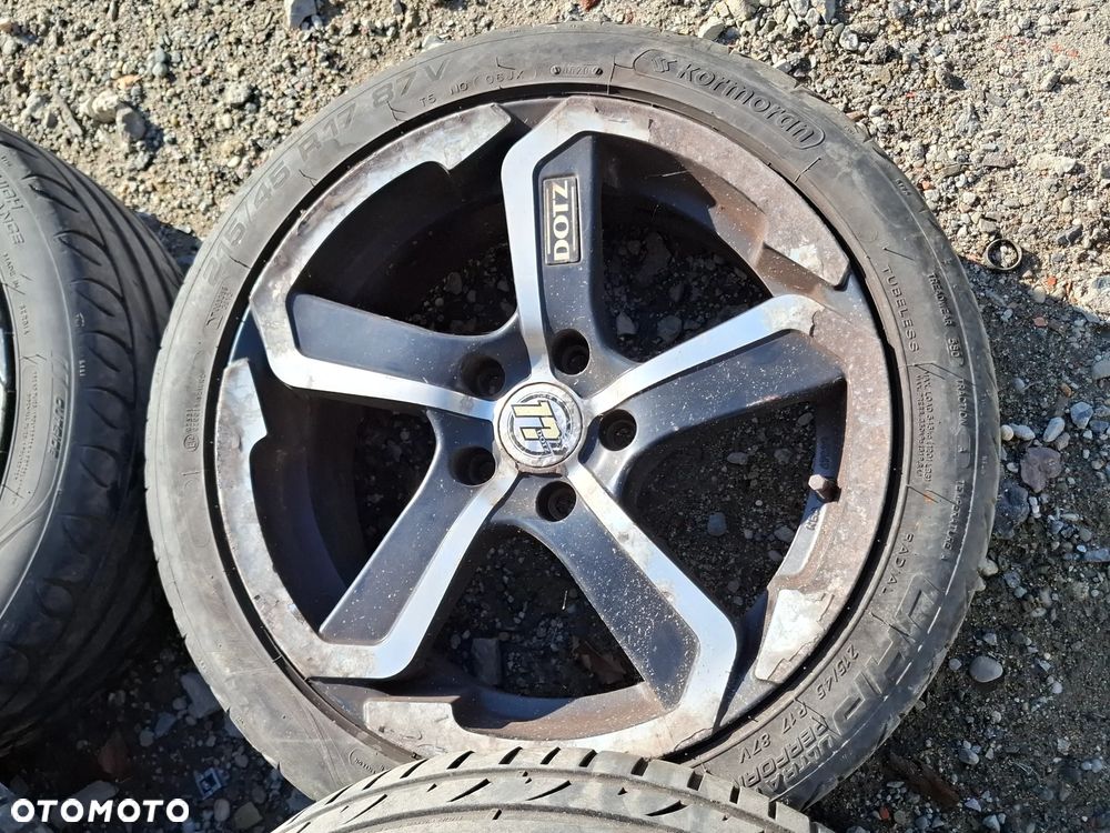 ALUFELGI KOLA R17 5X112 OPONY 215/45 DOTZ VW AUDI SEAT SKODA SLASK WYSYLKA - 4