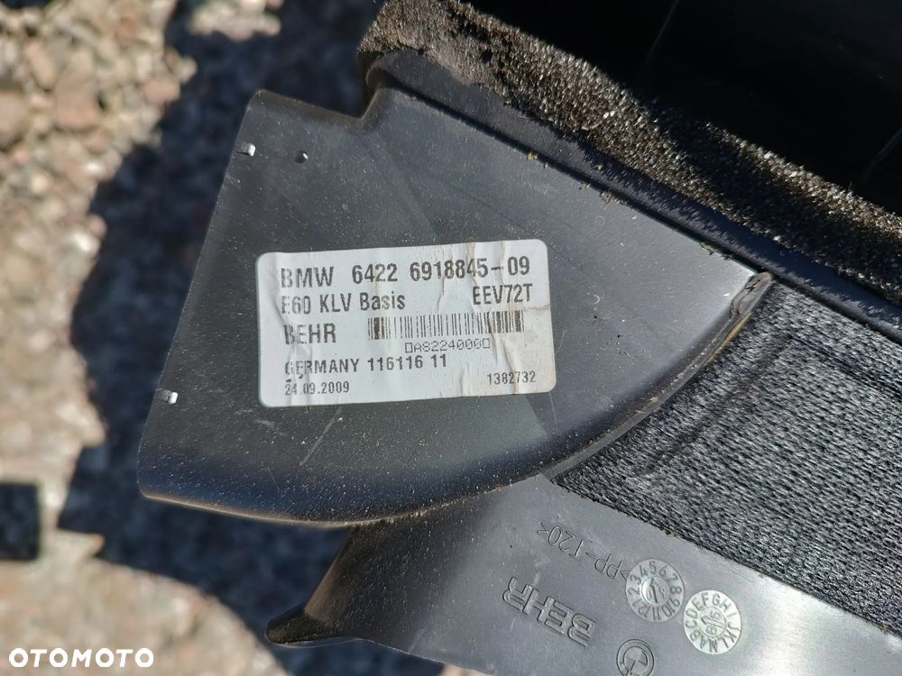 BMW SERIA 5 E60 E61 LIFT  NAGRZEWNICA KOMPLETNA EUROPA  6918845 - 2