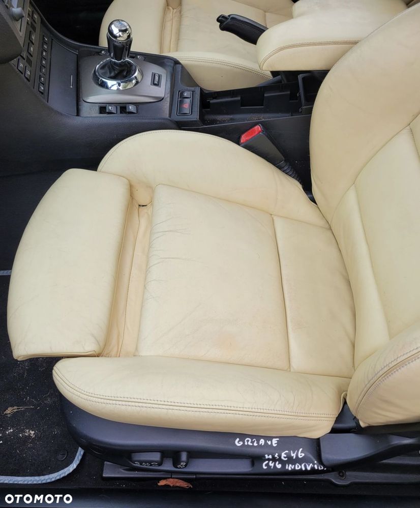 FOTELE KANAPA BOCZKI BMW E46 M3 CABRIO KOMPLET PAMIĘĆ GRZANE INDIVIDUAL - 5
