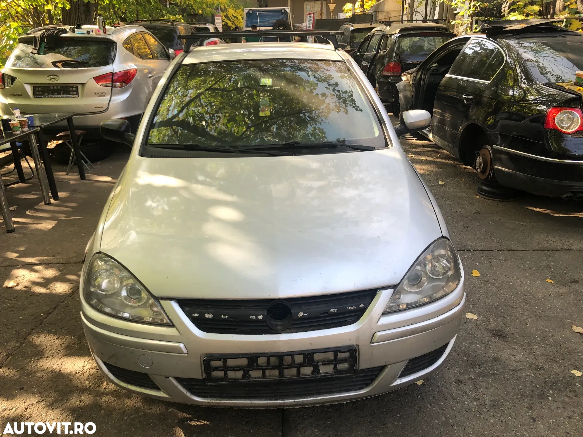 Aripa dreapta fata Opel Corsa C gri argintiu - 3