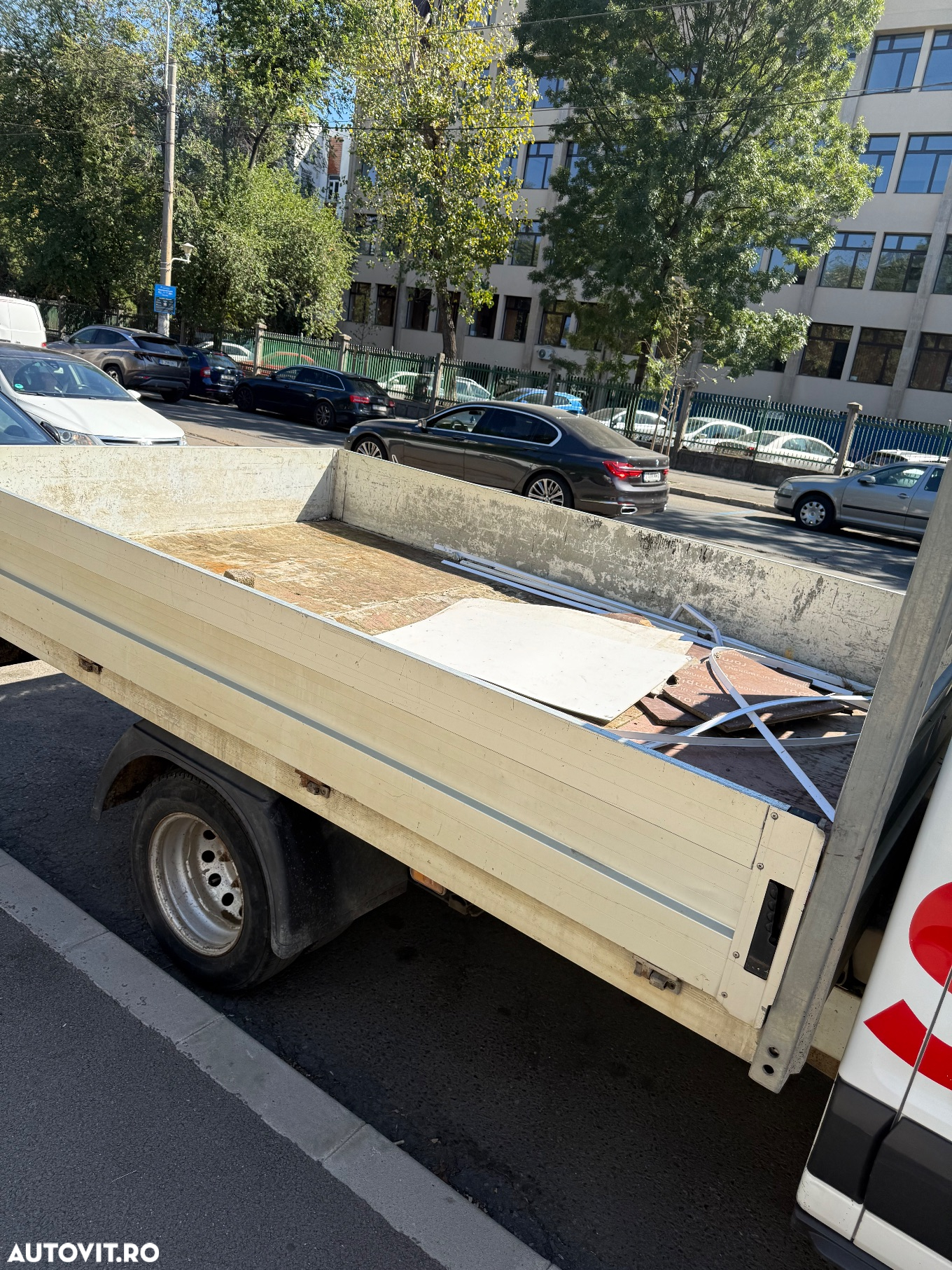 Ford Transit 2017 2.2tdi Punte Dubla 7 locuri  Bena Aluminiu TVA Camioneta Dokka 7 locuri Carosata Pick-Up Unic Proprietar de noua Reprezentanța Ford Carte Service Istoric Complet km reali Clima AC Nu Mercedes Sprinter VW crafter Boxer Peugeot - 12