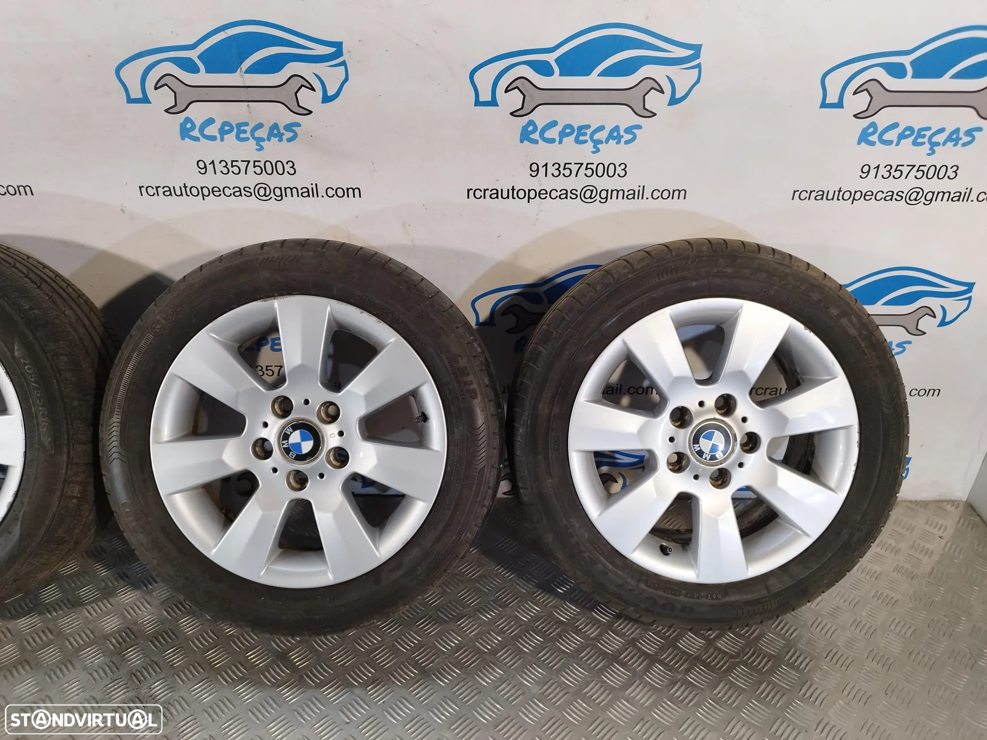 Conjunto Jantes 16 Originais BMW 7J ET47 5X120 - 3