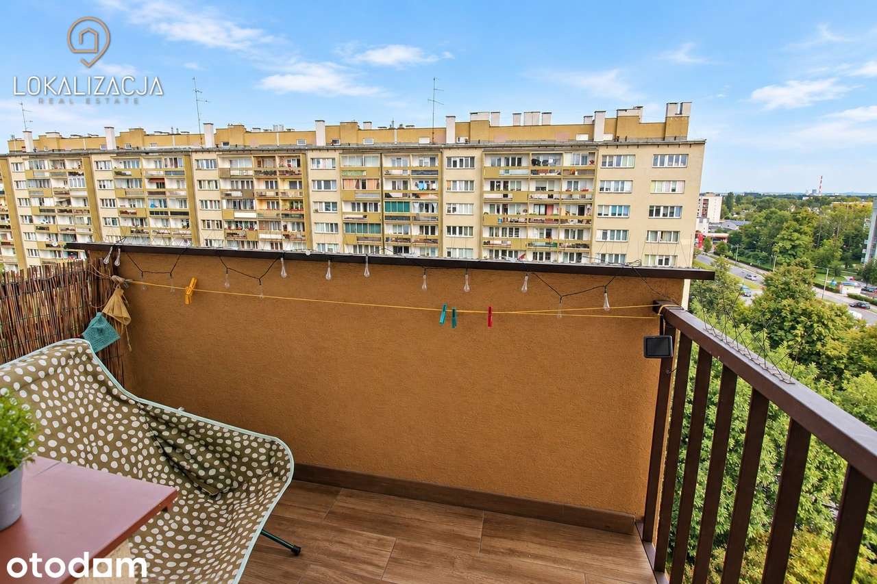Studio 30m2 na Krowodrzej z panoramą na miasto.