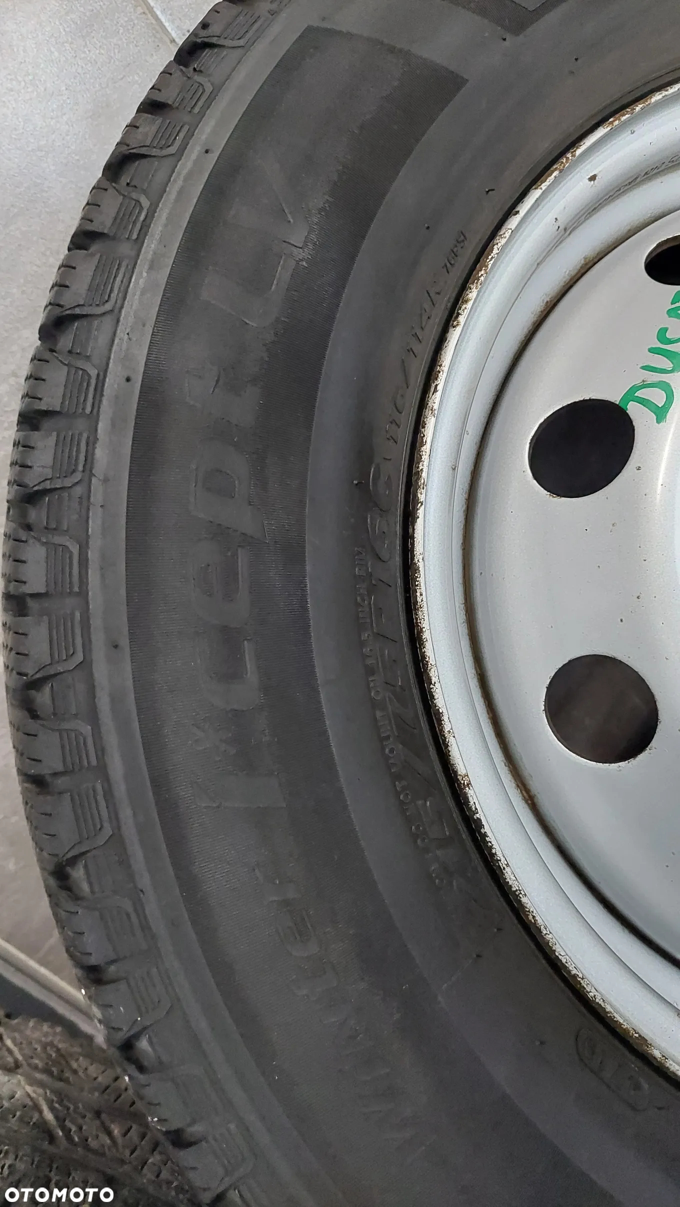 KOŁA ZIMOWE STALOWE DUCATO 16 CALI 215/75 R16C OPONY HANKOOK 2XOPONY 6MM 2XOPONY 5MM R2019 - 7