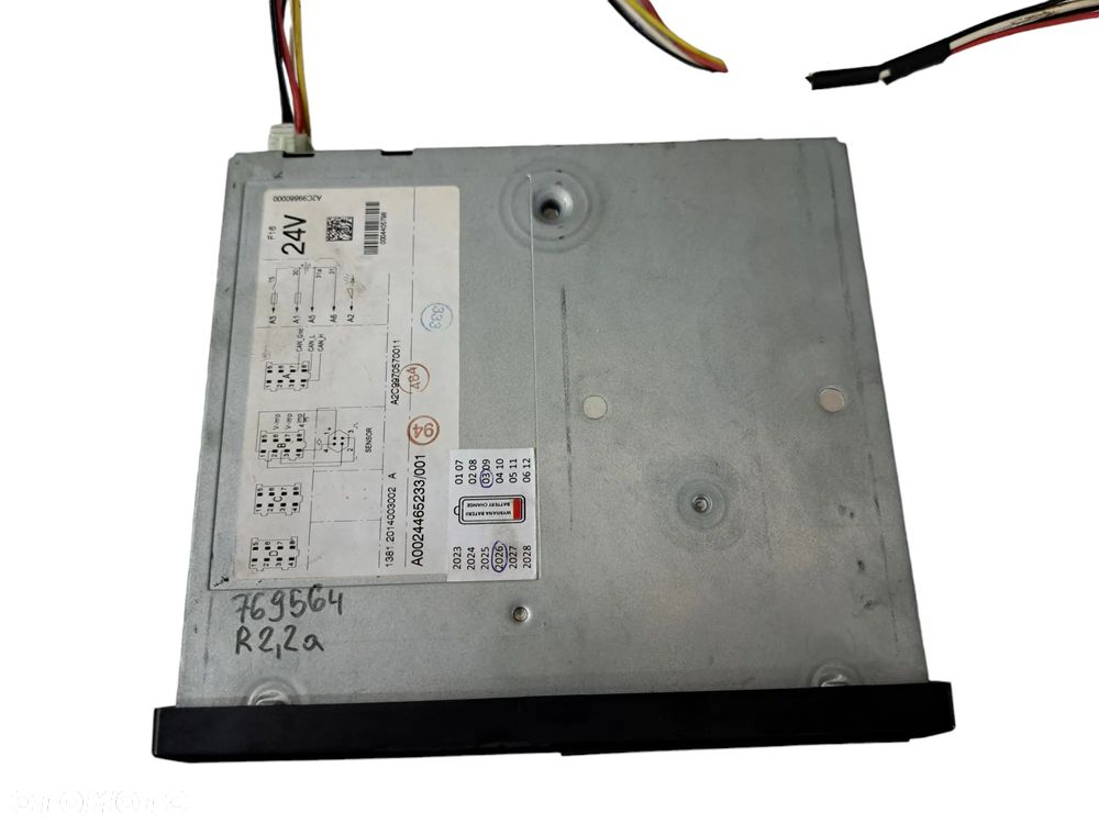 TACHOGRAF CYFROWY TYP 1381 MERCEDES 2016R VER R2.2a   A0024465233 - 2