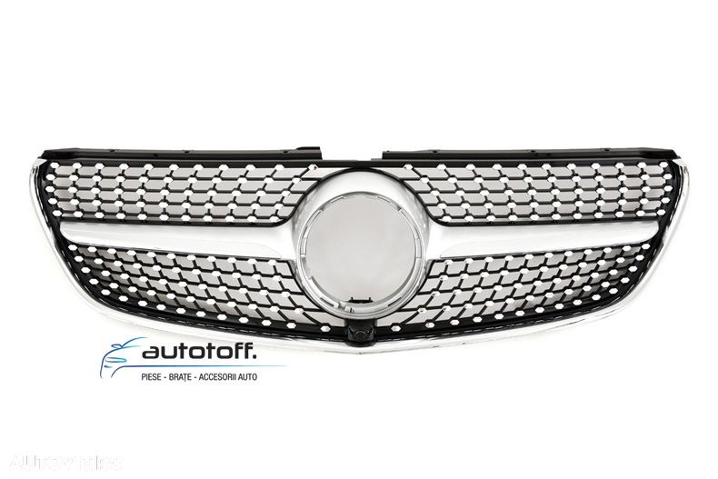 Grila compatibila cu Mercedes V-Class W447 (14-19) model Diamond - 3