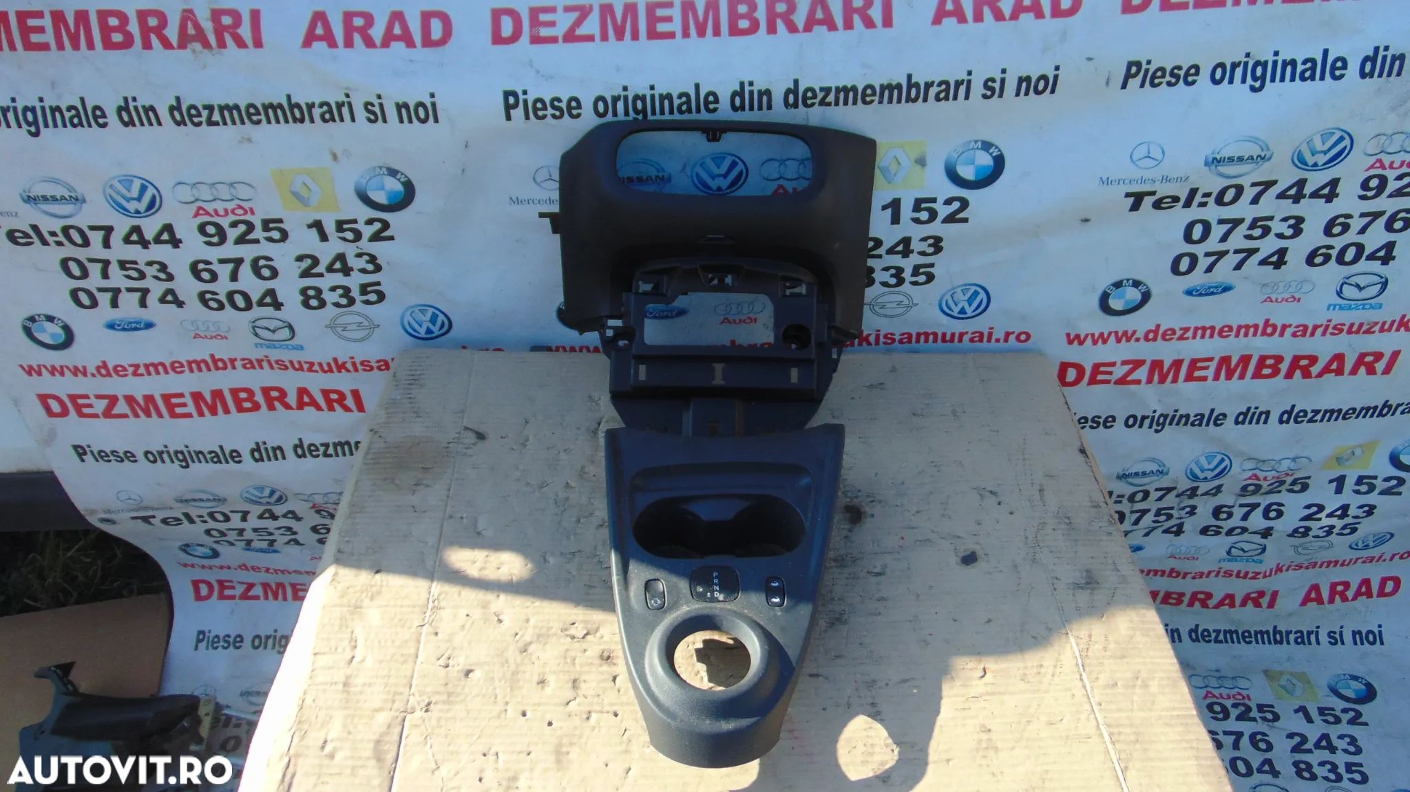 Consola centrala Smart w453 dupa 2014 suport pahare central - 1