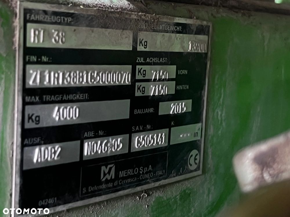 Merlo ROTO 40.18S 3500MTH CERTYFIKAT CE ZESTAW KOSZ WIDŁY PILOT DŹWIG - 22