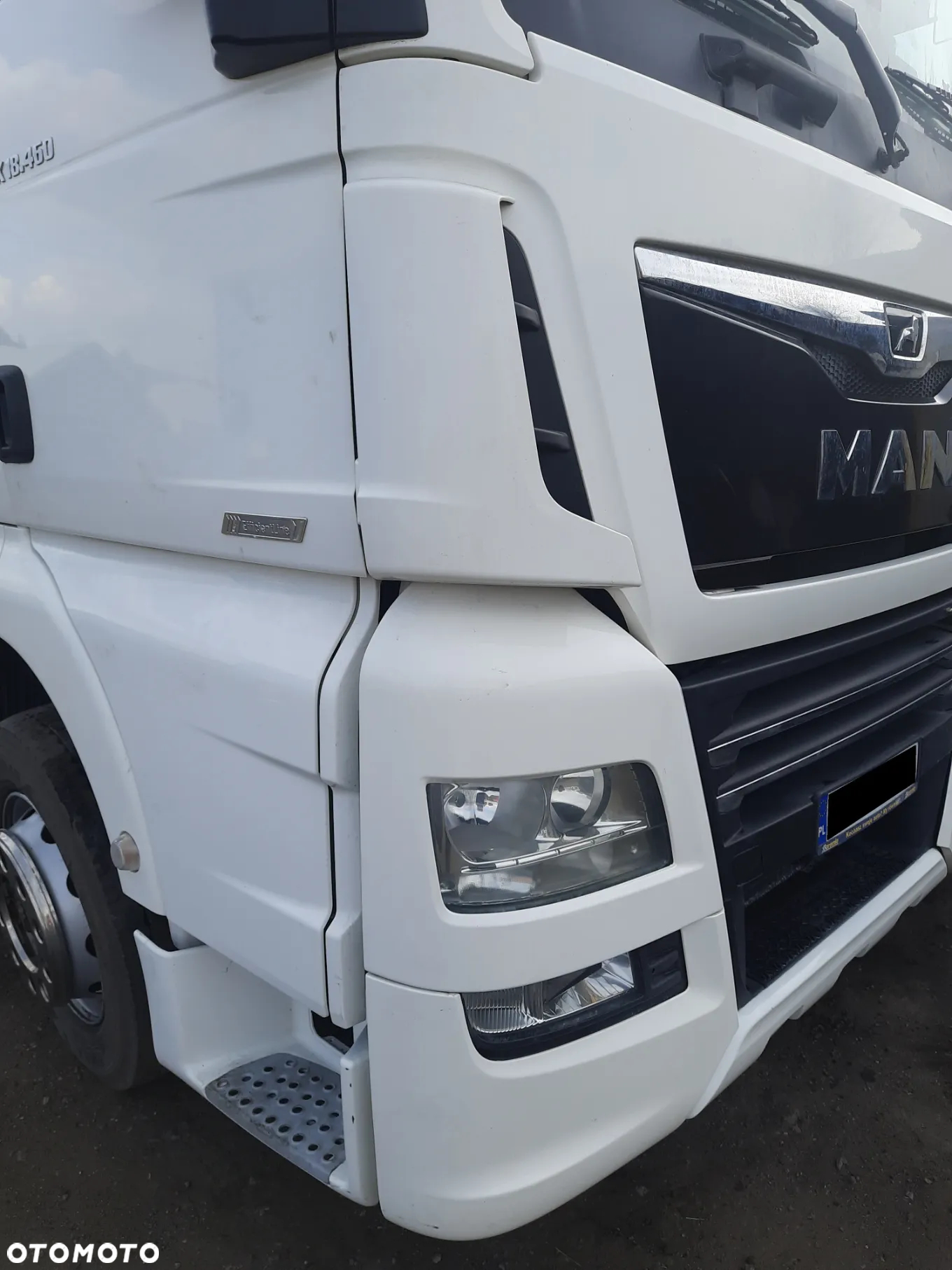 # MAN TGX EURO 6 LIFT 2018 r KOMPLETNY PRZÓD BIAŁY ZDERZAK MASKA ATRAPA LAMPY LAMPA - 2