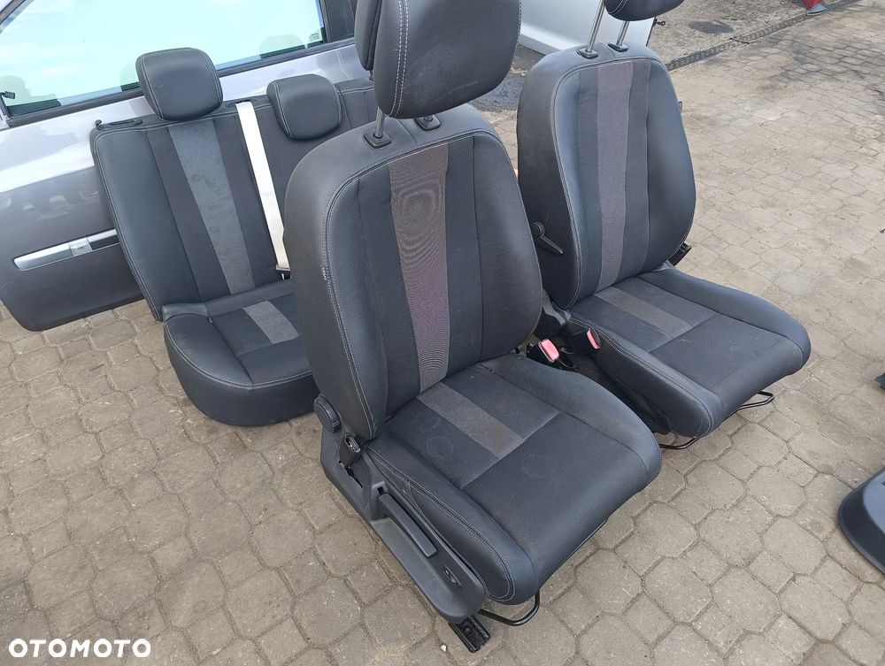 Fotel fotele tapicerka boczki megane III PÓŁ SKÓRA - 2