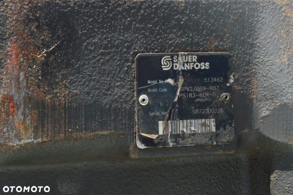 napęd betoniarki betonomieszarki motoreduktor Sauer-Danfoss 513462 pompa hydrauliczna - 16