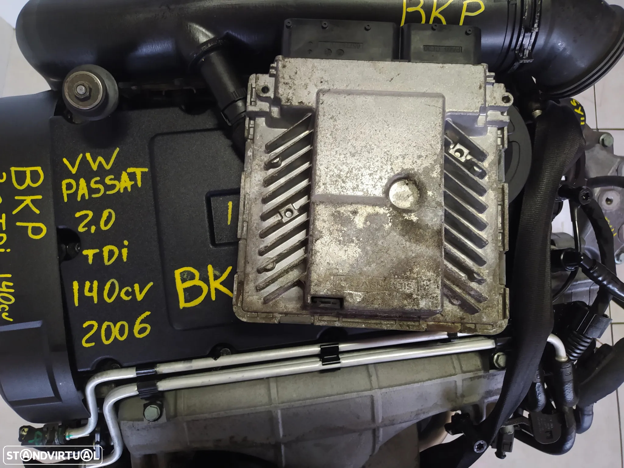 Motor vw passat 2.0TDI 140cv BKP caixa automatica DSG HXS - 11